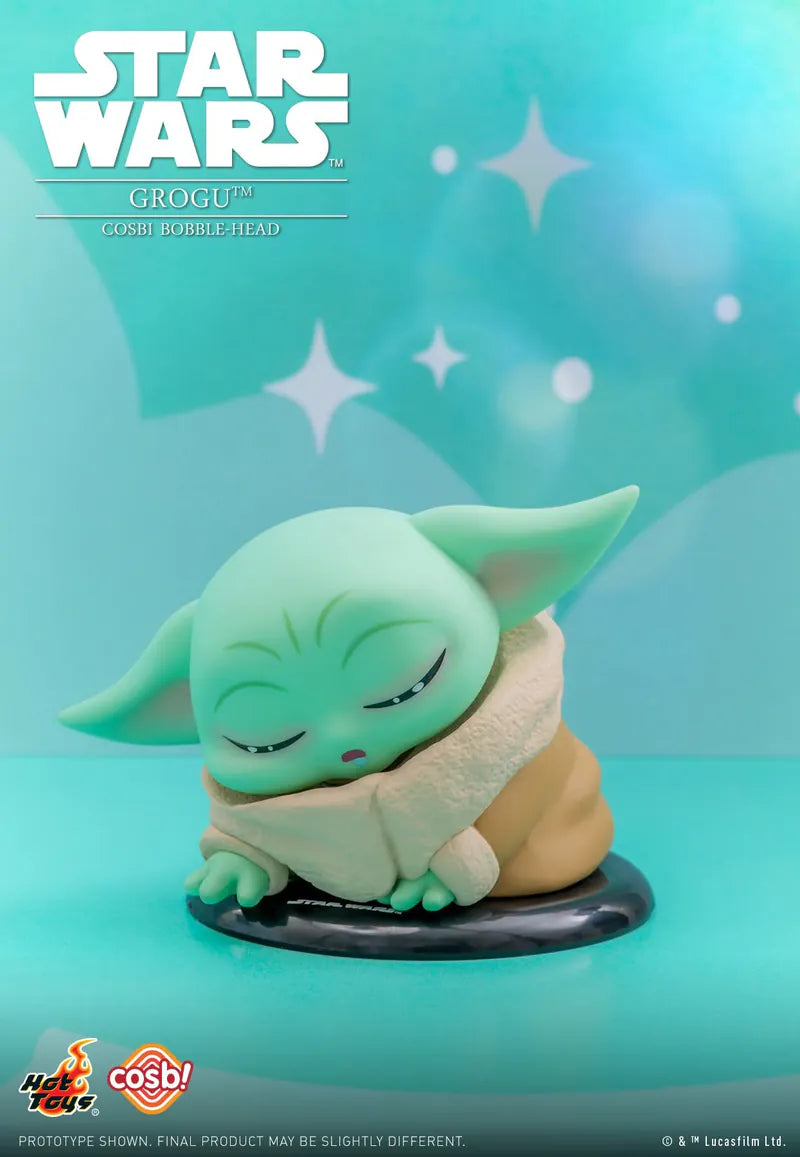 Grogu Bobble-Head Cosbi Collection-Single Box-Hot Toys-Ace Cards & Collectibles