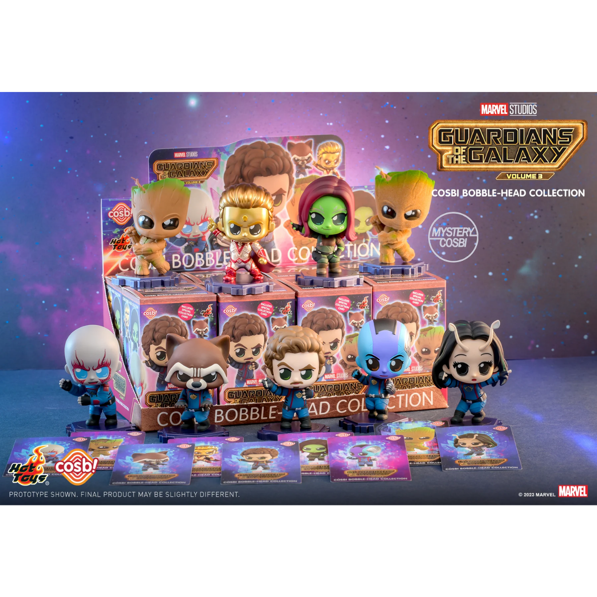 Guardians Of The Galaxy Cosbi Bobble-Head Collection Vol.3-Display Box (8pcs)-Hot Toys-Ace Cards &amp; Collectibles