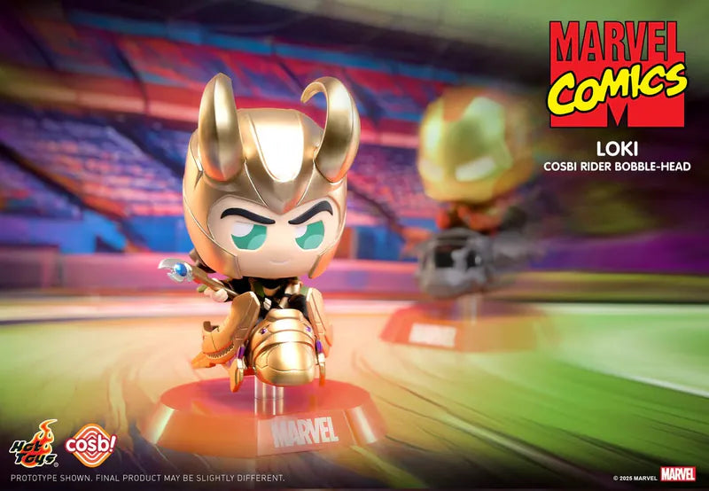 Marvel Comics Rider Bobble-Head Cosbi Collection-Single Box-Hot Toys-Ace Cards & Collectibles