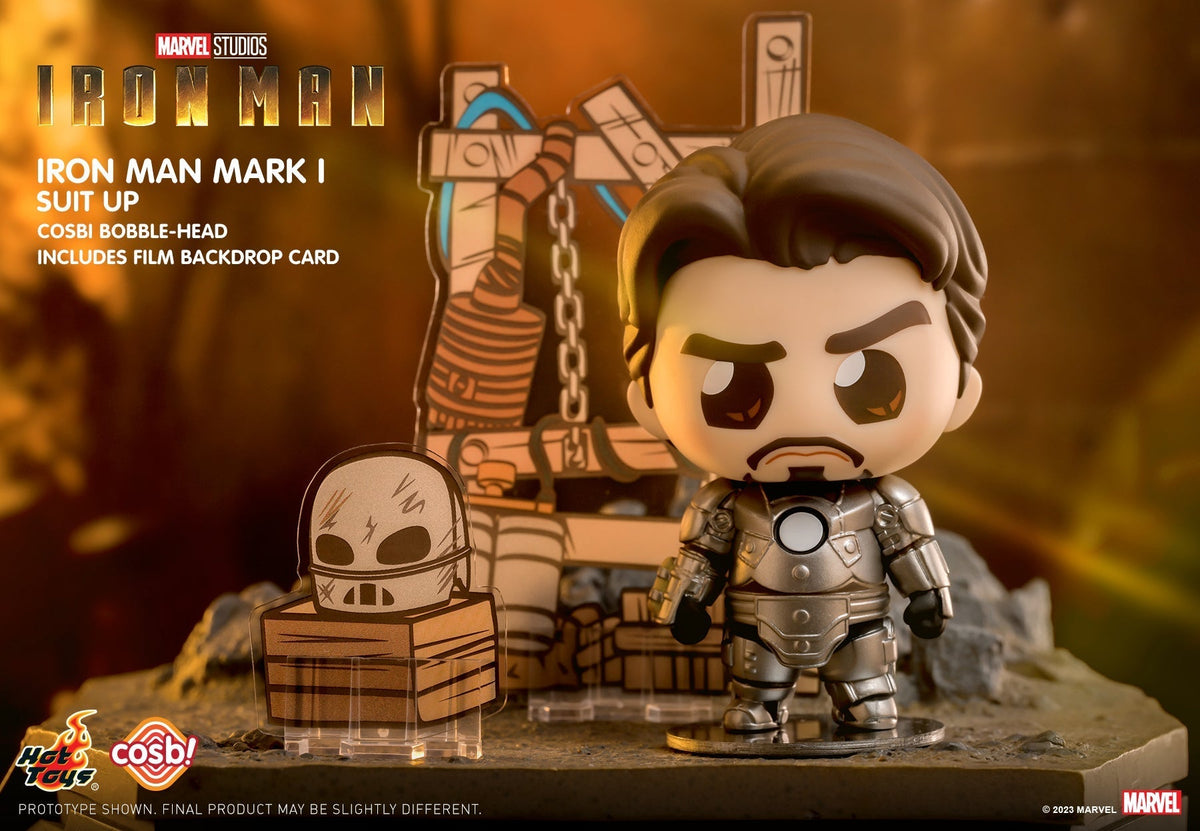 Marvel Iron Man Cosbi Bobble-Head Collection-Single Box (Random)-Hot Toys-Ace Cards &amp; Collectibles