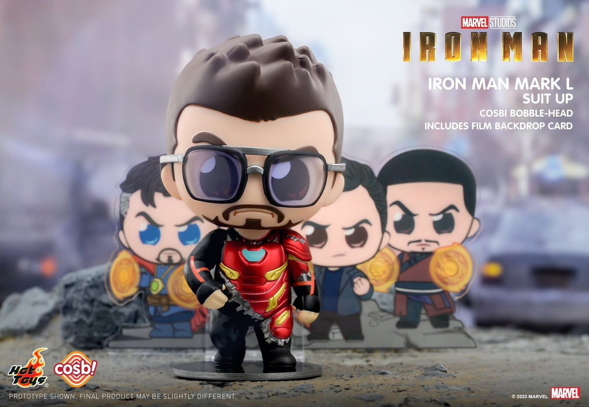 Marvel Iron Man Cosbi Bobble-Head Collection-Single Box (Random)-Hot Toys-Ace Cards &amp; Collectibles