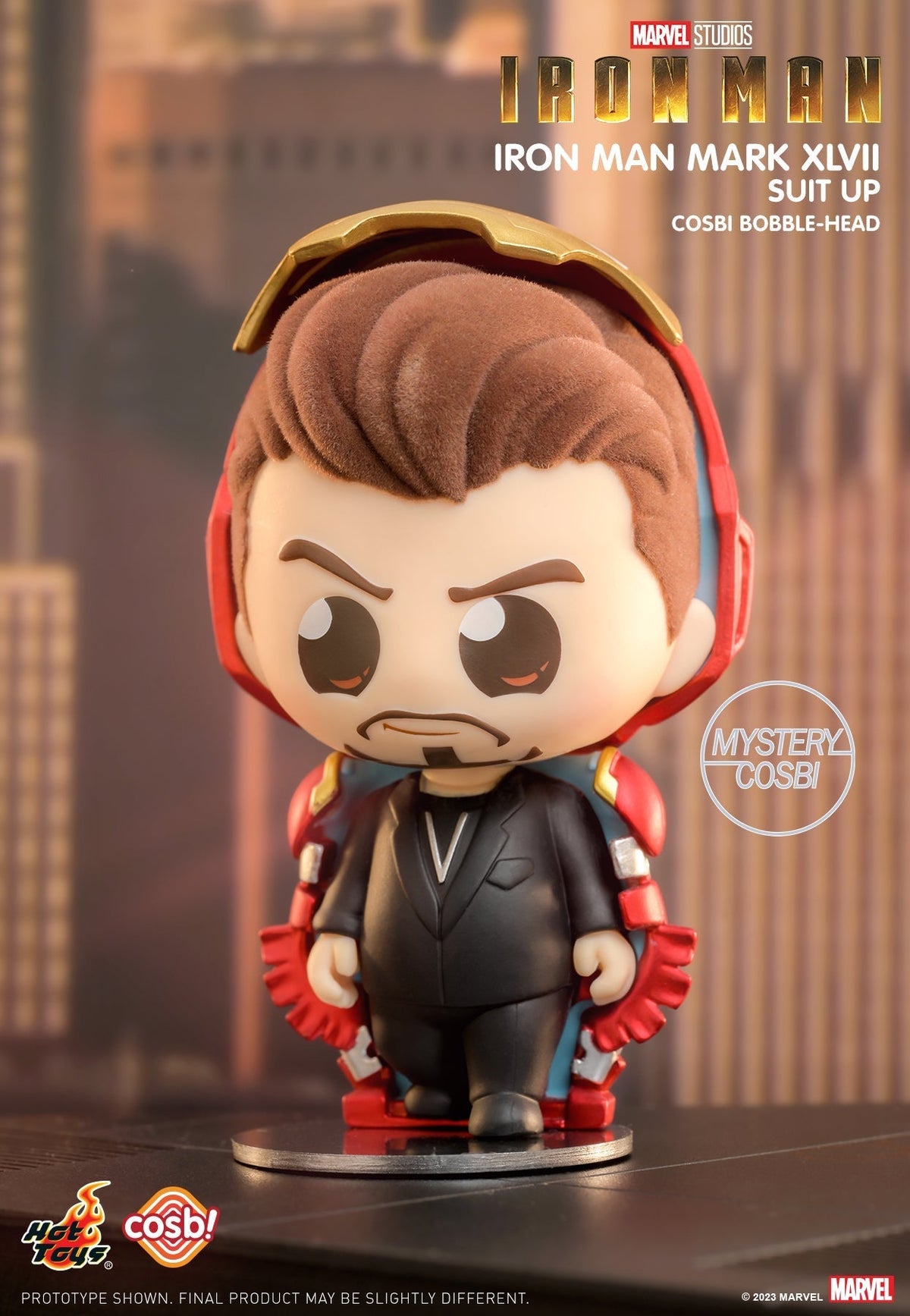 Marvel Iron Man Cosbi Bobble-Head Collection-Single Box (Random)-Hot Toys-Ace Cards &amp; Collectibles