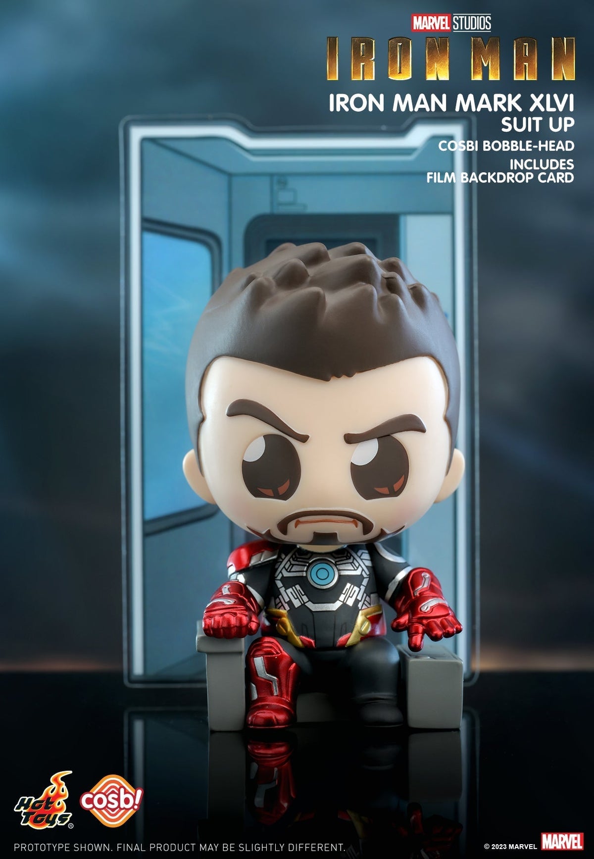 Marvel Iron Man Cosbi Bobble-Head Collection-Single Box (Random)-Hot Toys-Ace Cards &amp; Collectibles