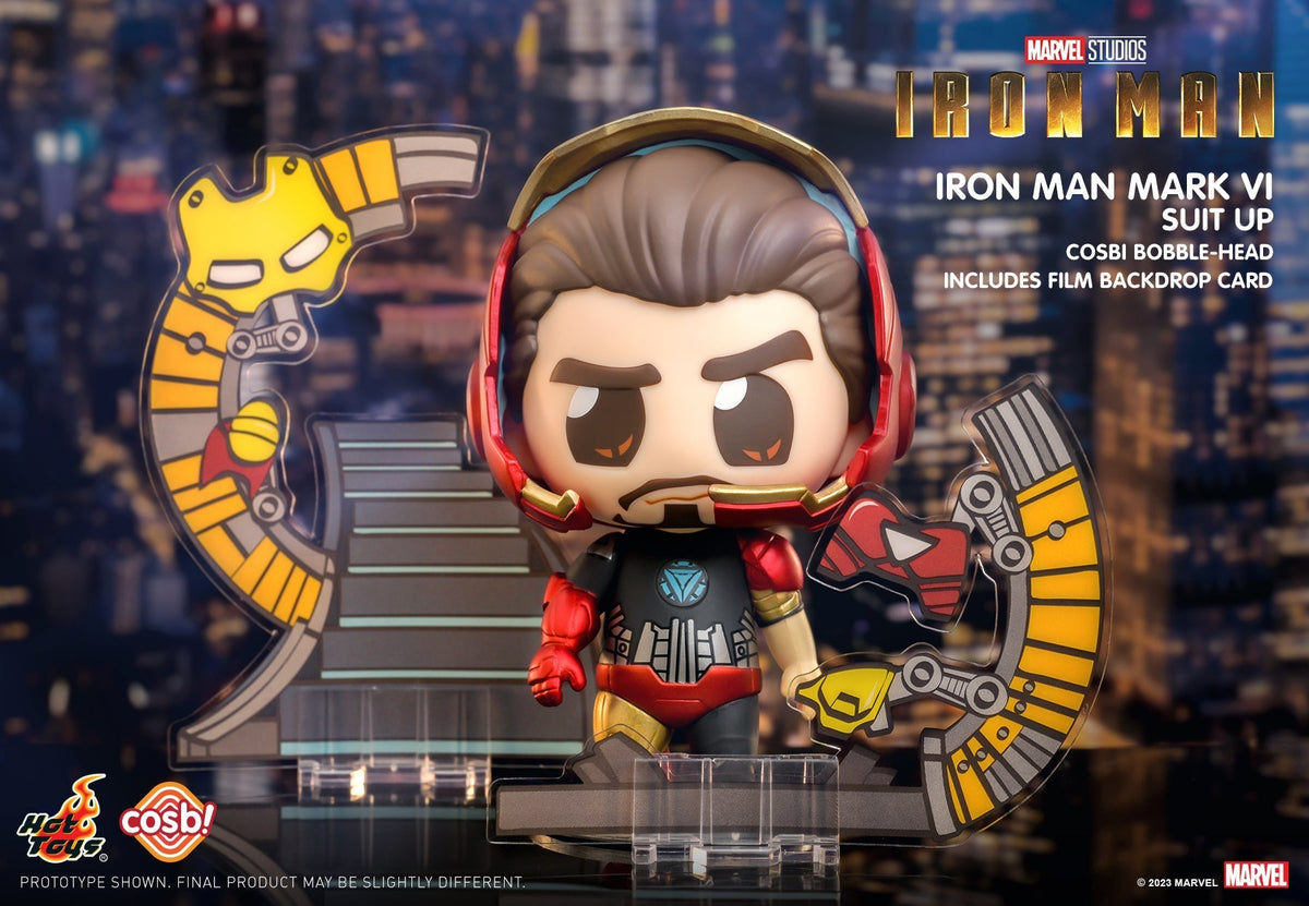 Marvel Iron Man Cosbi Bobble-Head Collection-Single Box (Random)-Hot Toys-Ace Cards &amp; Collectibles