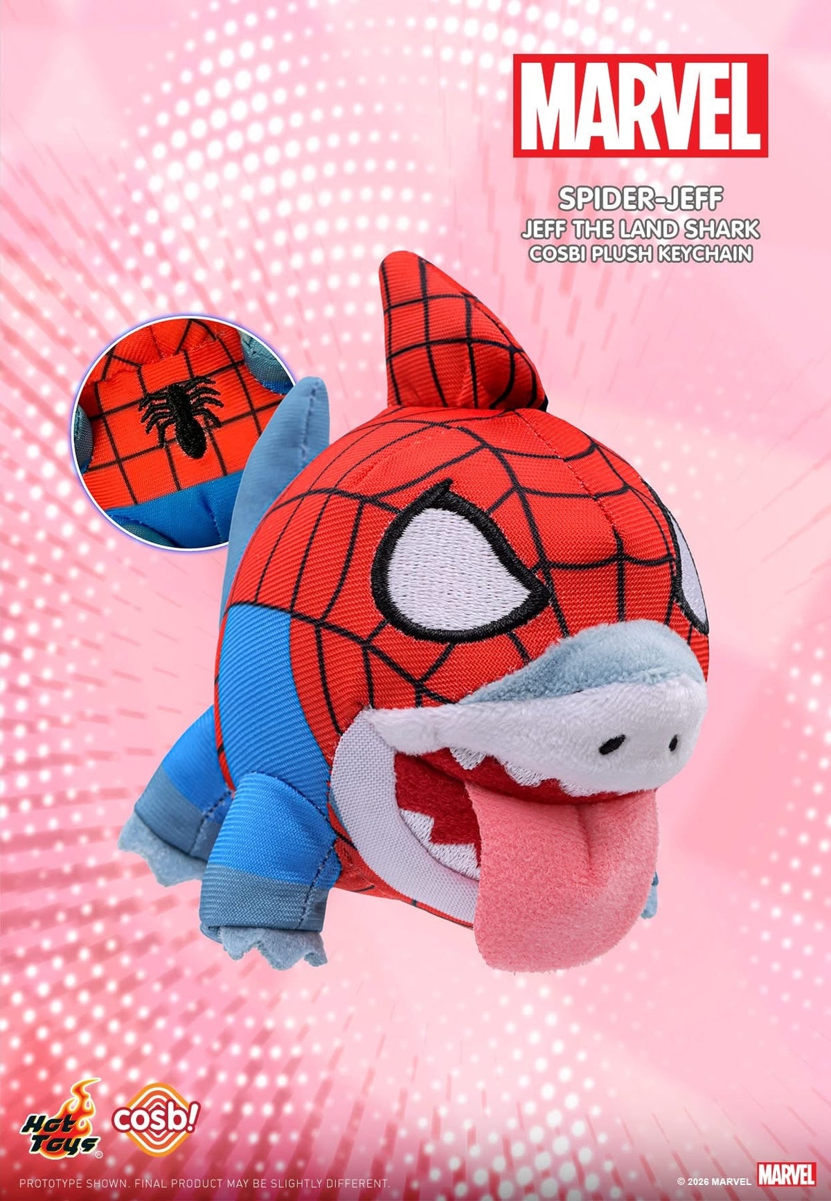 Marvel Jeff the Land Shark Cosbi Plush Keychain Collection-Single Box (Random)-Hot Toys-Ace Cards & Collectibles