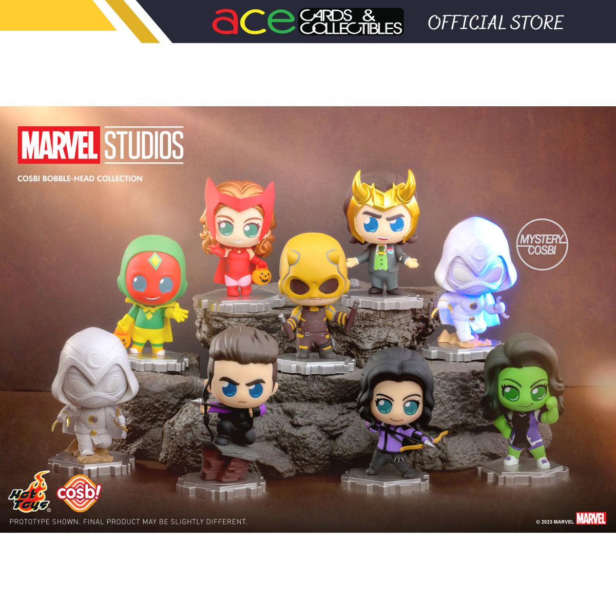 Marvel Studios Disney+ Cosbi Bobble-Head Collection Series 2-Display Box (8pcs)-Hot Toys-Ace Cards &amp; Collectibles