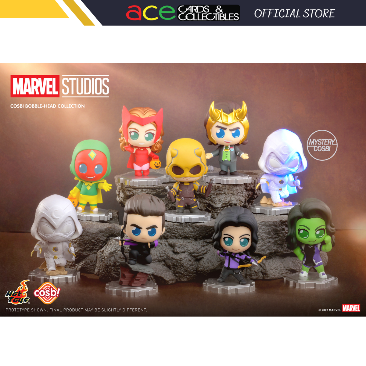 Marvel Studios Disney+ Cosbi Bobble-Head Collection Series 2-Single Box (Random)-Hot Toys-Ace Cards & Collectibles