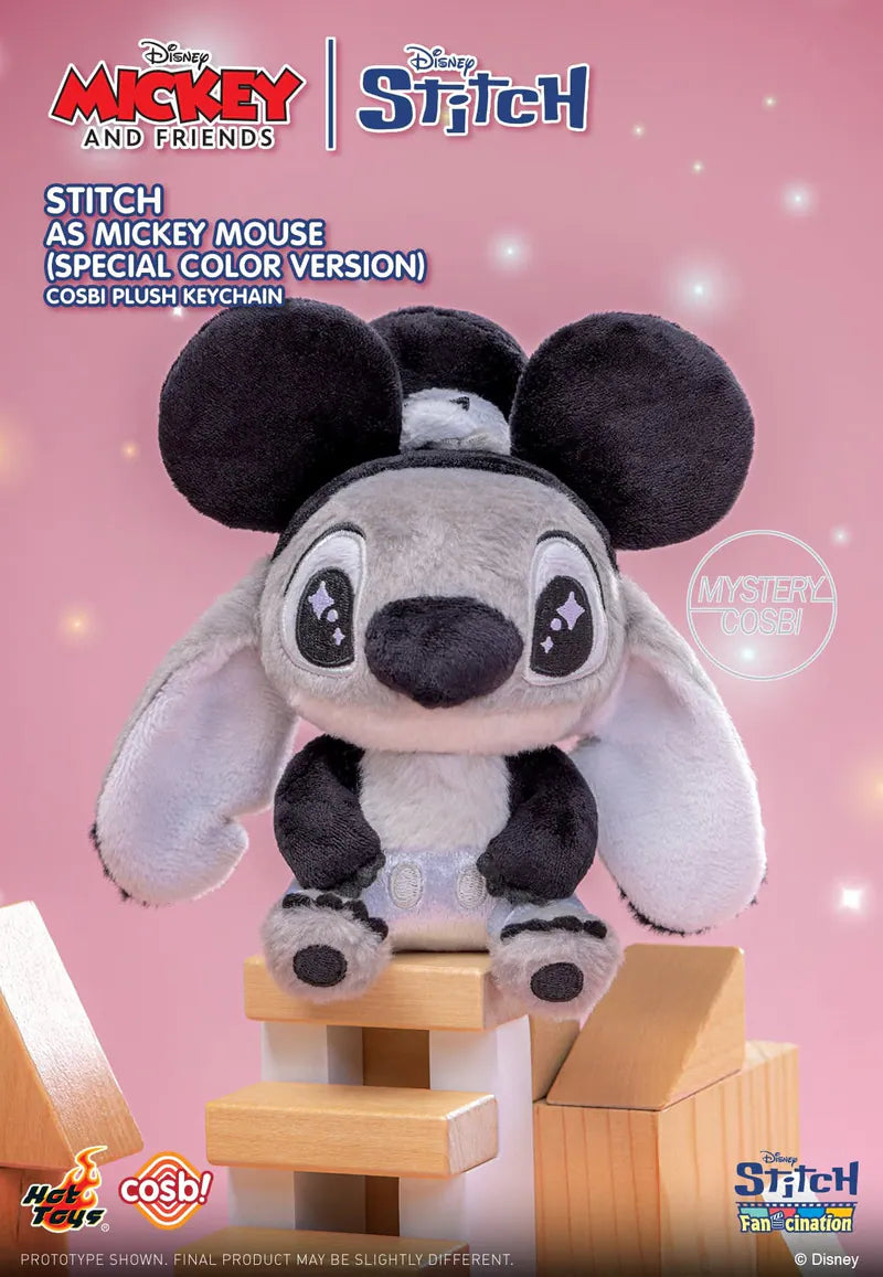 Mickey and Friends Stitch Cosbi Plush Keychain Collection-Single Box (Random)-Hot Toys-Ace Cards & Collectibles