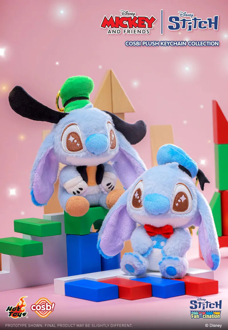 Mickey and Friends Stitch Cosbi Plush Keychain Collection-Single Box (Random)-Hot Toys-Ace Cards & Collectibles