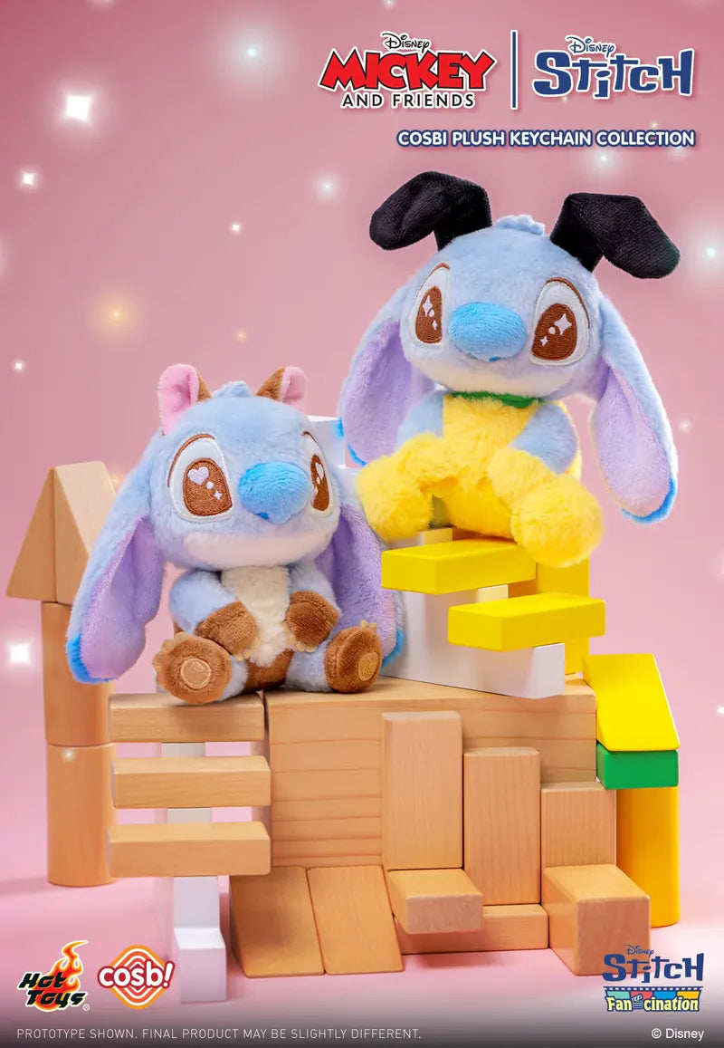Mickey and Friends Stitch Cosbi Plush Keychain Collection-Single Box (Random)-Hot Toys-Ace Cards & Collectibles