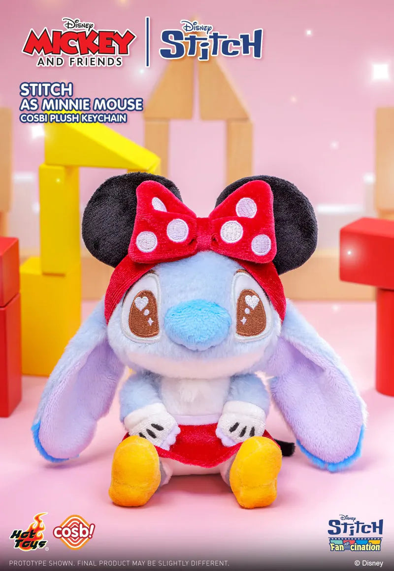Mickey and Friends Stitch Cosbi Plush Keychain Collection-Single Box (Random)-Hot Toys-Ace Cards & Collectibles