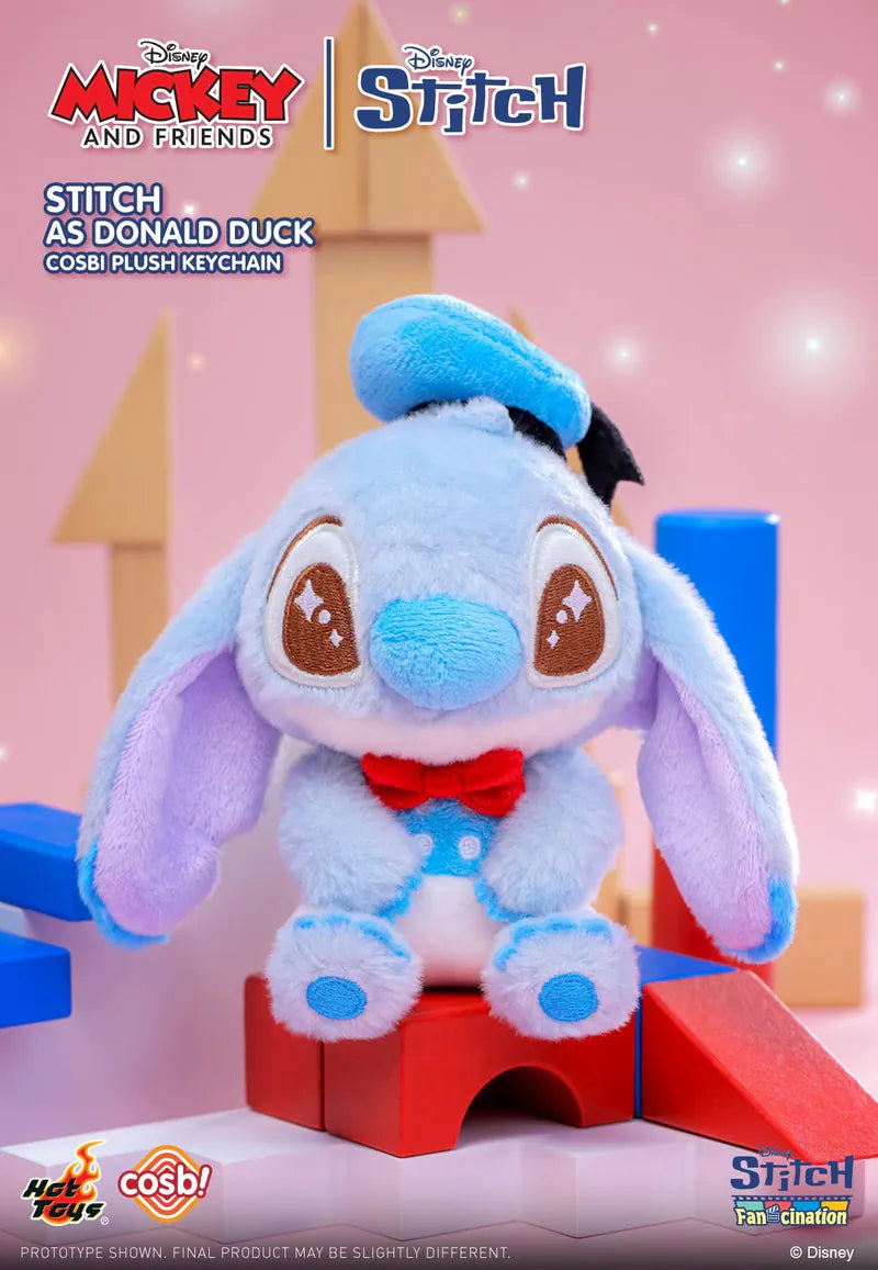 Mickey and Friends Stitch Cosbi Plush Keychain Collection-Single Box (Random)-Hot Toys-Ace Cards & Collectibles
