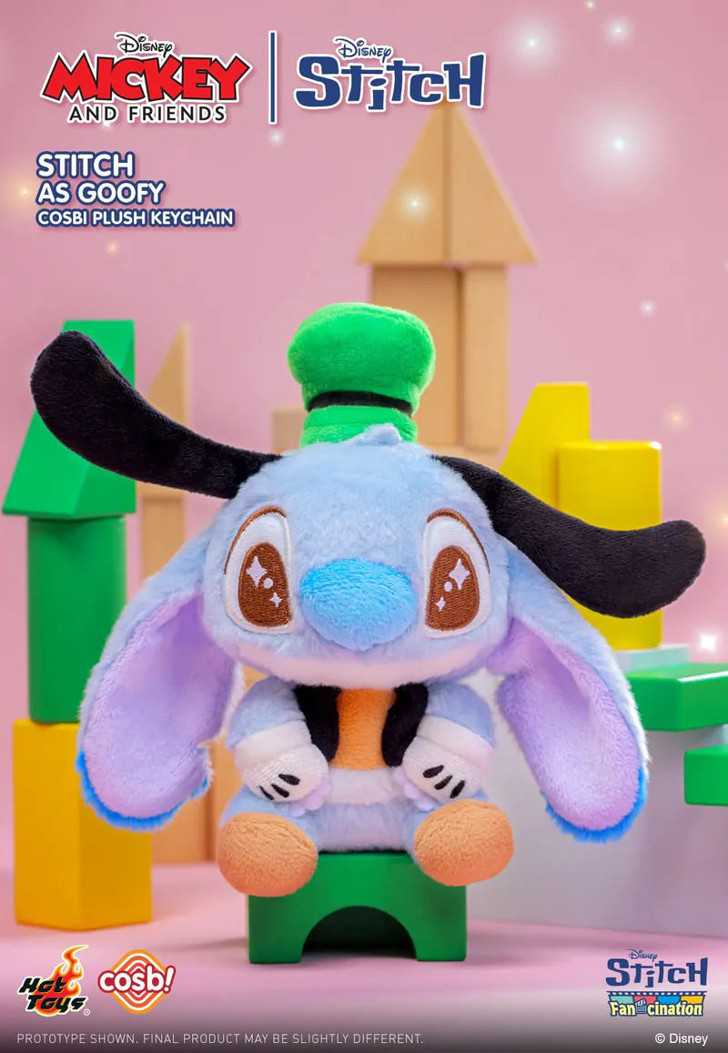 Mickey and Friends Stitch Cosbi Plush Keychain Collection-Single Box (Random)-Hot Toys-Ace Cards & Collectibles