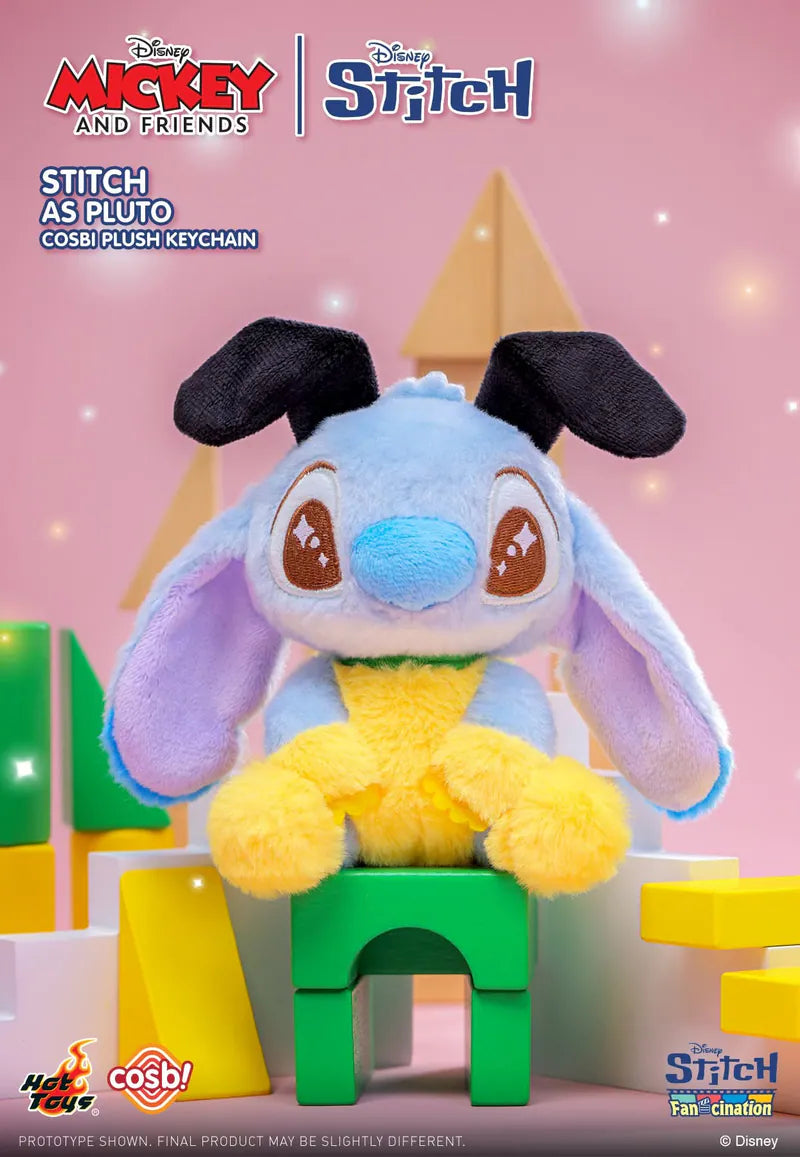 Mickey and Friends Stitch Cosbi Plush Keychain Collection-Single Box (Random)-Hot Toys-Ace Cards & Collectibles