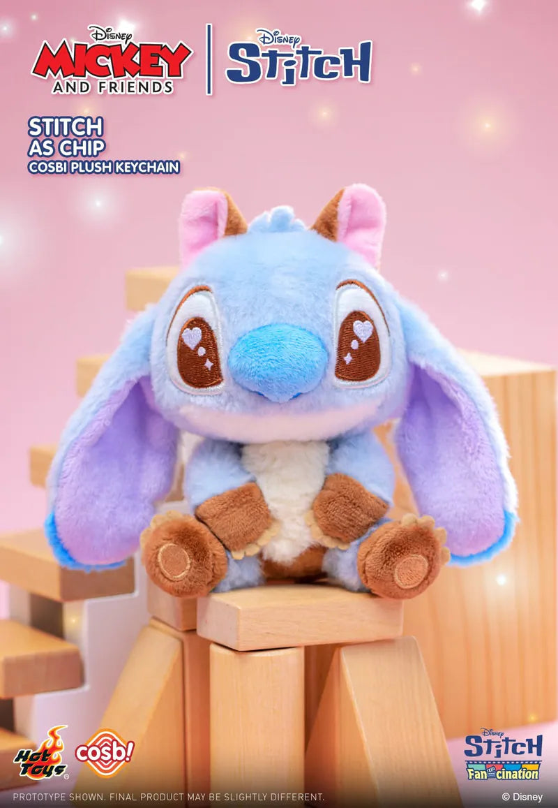 Mickey and Friends Stitch Cosbi Plush Keychain Collection-Single Box (Random)-Hot Toys-Ace Cards & Collectibles
