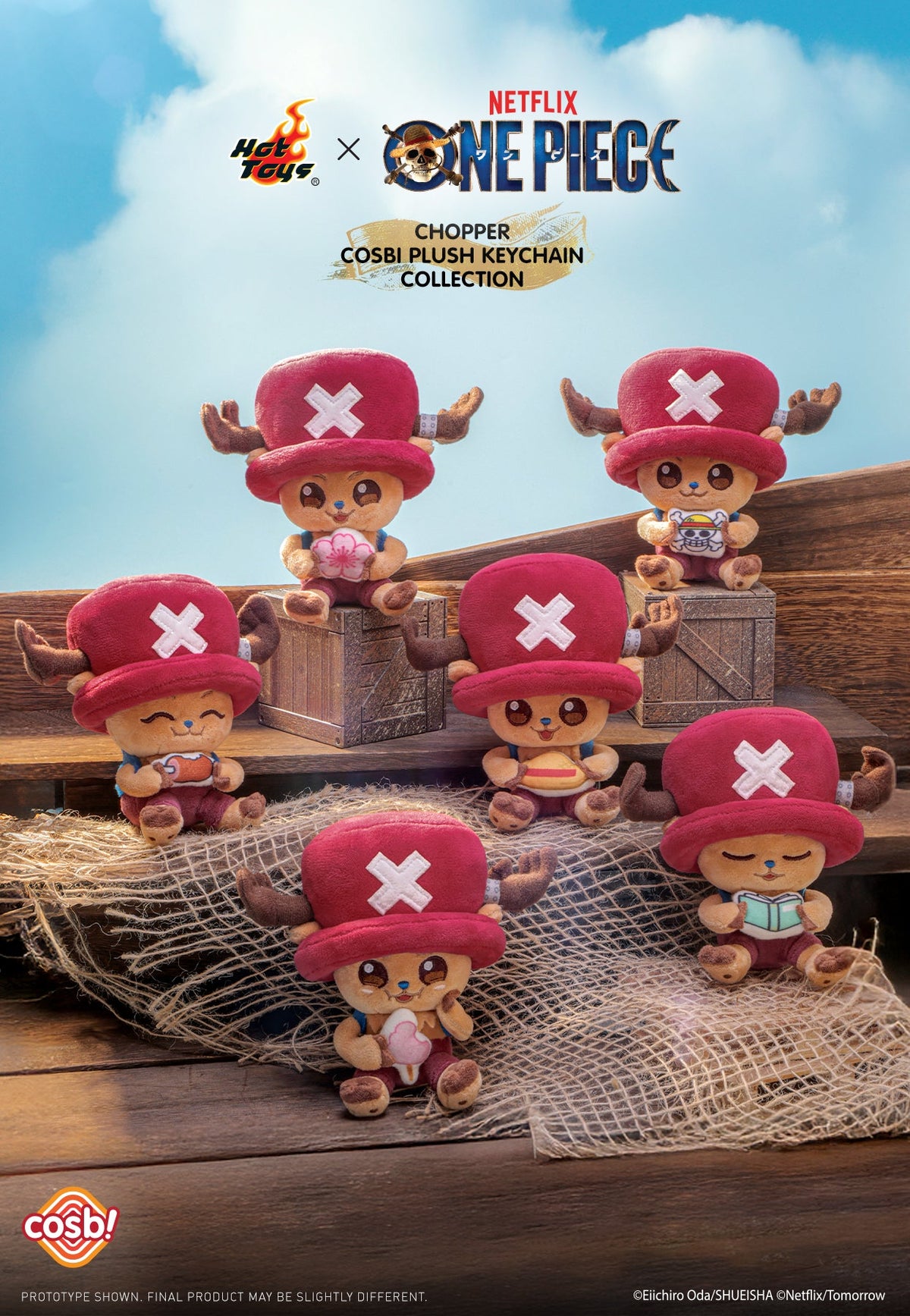 One Piece Chopper Cosbi Plush Keychain Collection-Single Box (Random)-Hot Toys-Ace Cards & Collectibles