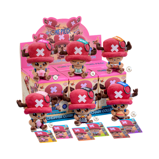 One Piece Chopper Cosbi Plush Keychain Collection-Whole Box (6pcs)-Hot Toys-Ace Cards & Collectibles