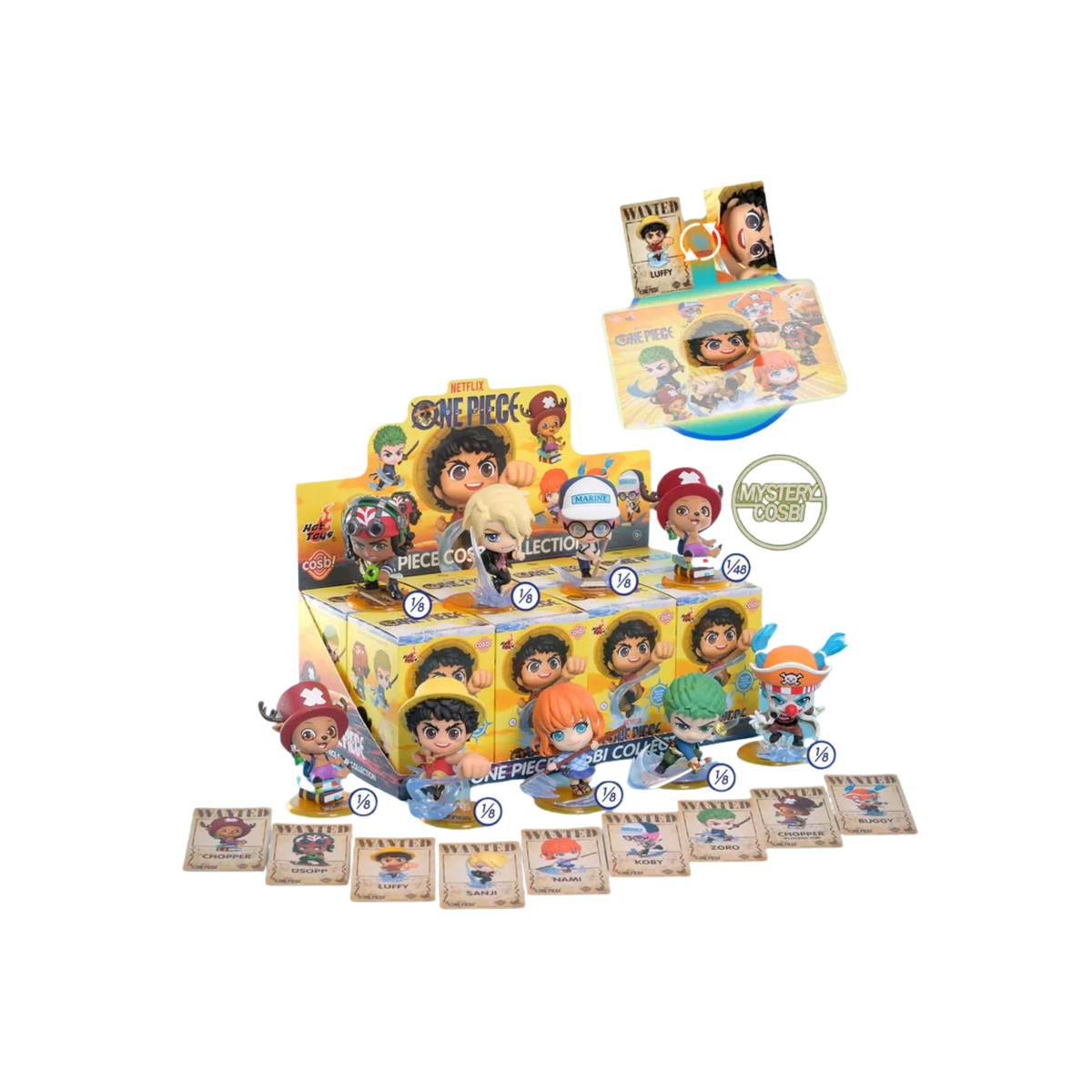 One Piece Cosbi Collection-Single Box (Random)-Hot Toys-Ace Cards & Collectibles