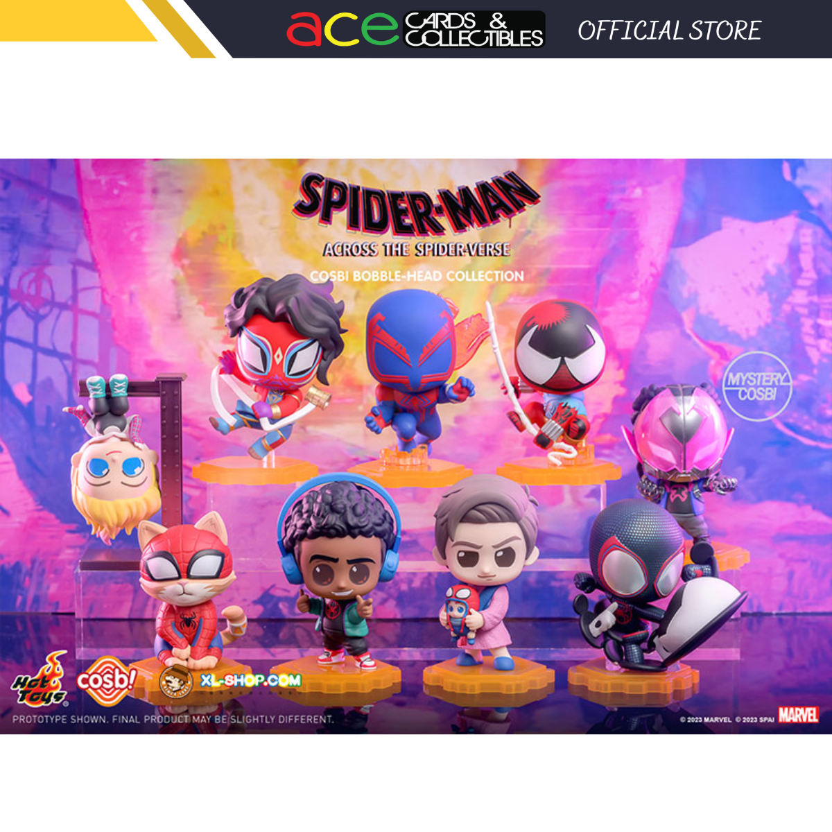 Spider-Man: Across The Spider-Verse Cosbi Bobble-Head Collection Series 2-Single Box (Random)-Hot Toys-Ace Cards & Collectibles