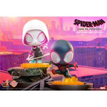 Spider-Man: Across The Spider-Verse Cosbi Bobble-Head Collection-Single Box (Random)-Hot Toys-Ace Cards &amp; Collectibles