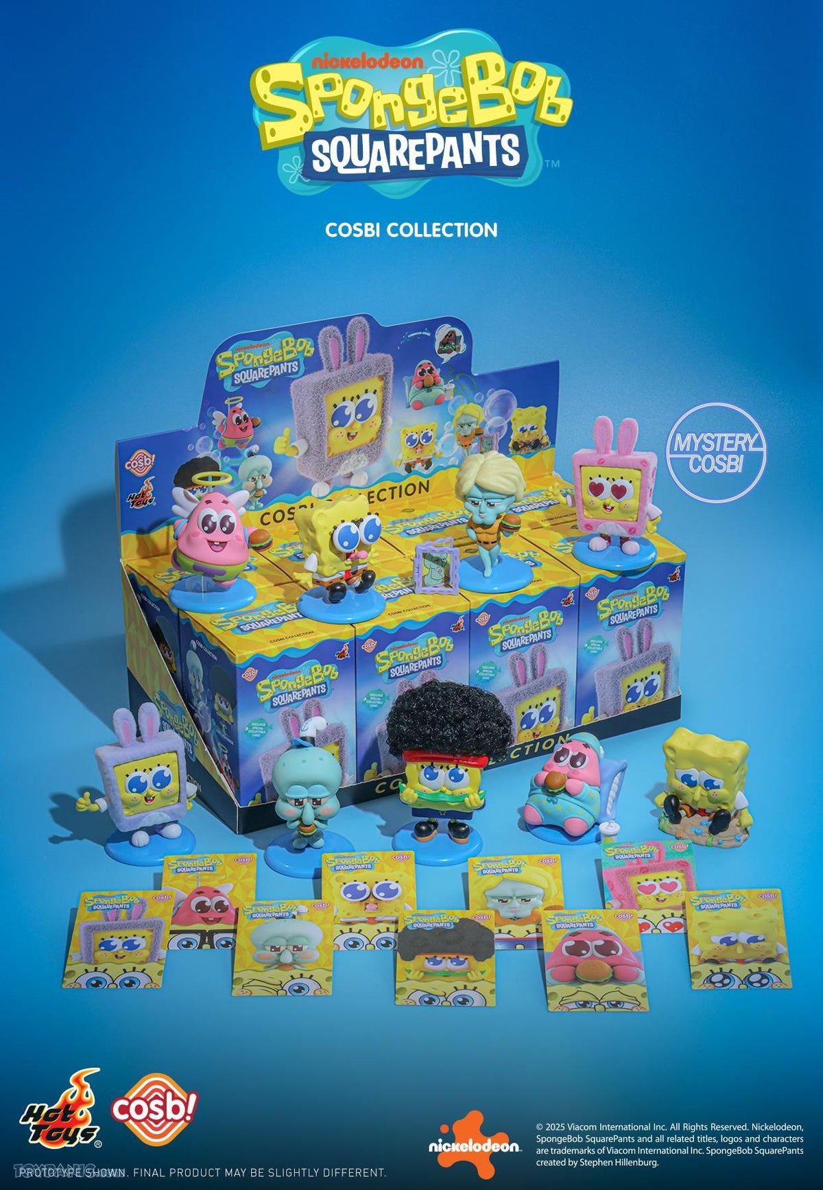 SpongeBob SquarePants Cosbi Collection Blind Box-Single Box (Random)-Hot Toys-Ace Cards & Collectibles