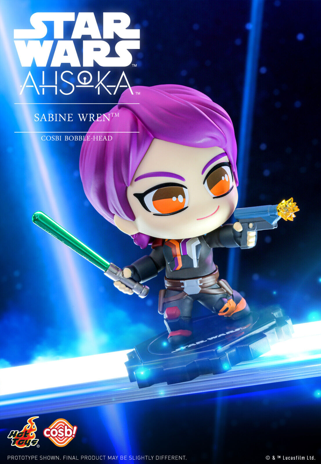 Star Wars Ahsoka Cosbi Bobble-Head Collection-Single Box (Random)-Hot Toys-Ace Cards &amp; Collectibles