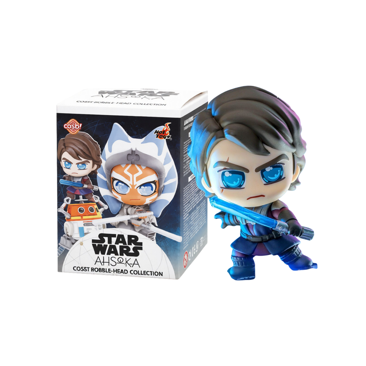 Star Wars Ahsoka Cosbi Bobble-Head Collection-Single Box (Random)-Hot Toys-Ace Cards & Collectibles