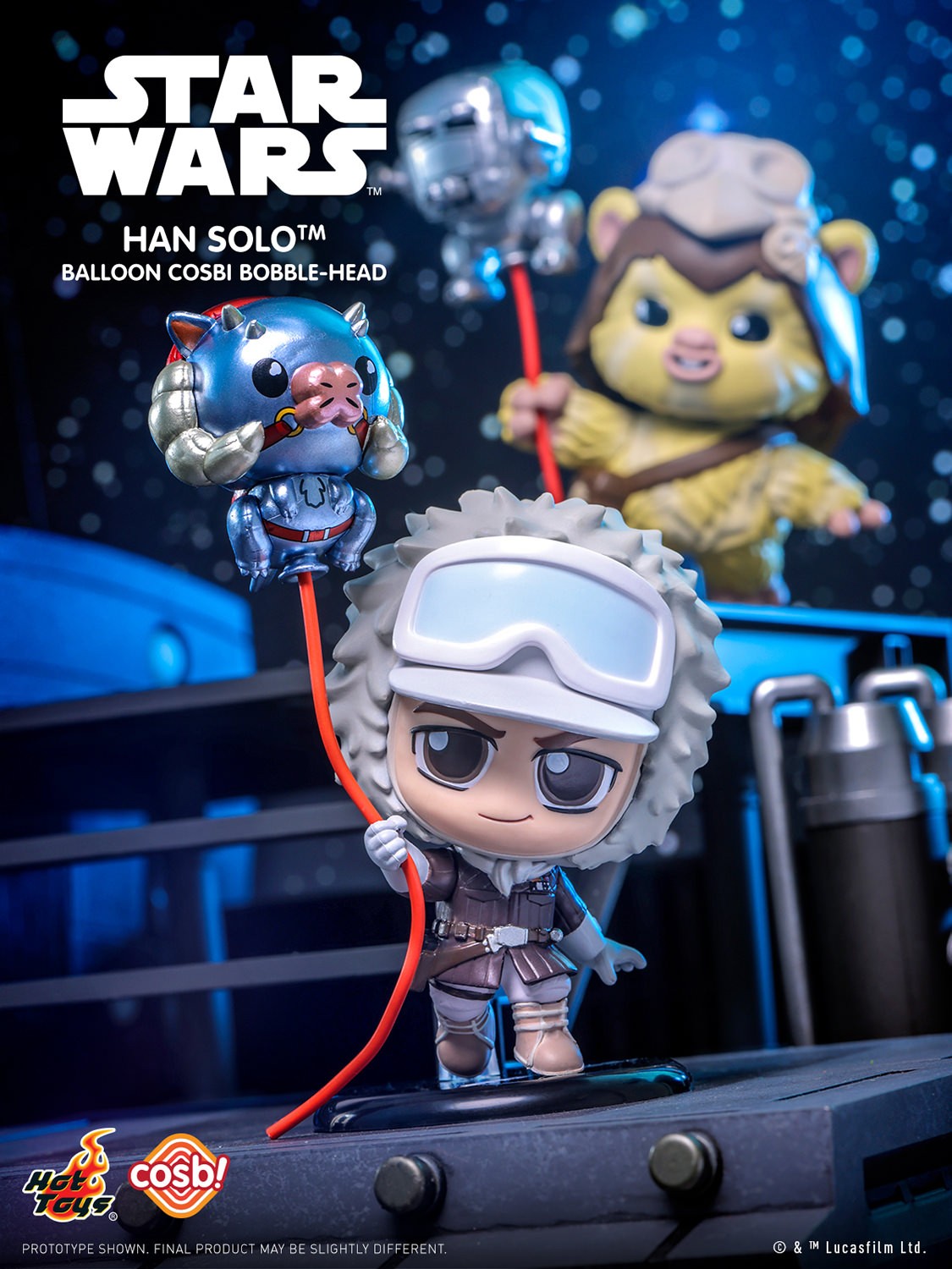 Star Wars Balloon Cosbi Bobble-Head Collection Series 2-Single Box (Random)-Hot Toys-Ace Cards & Collectibles