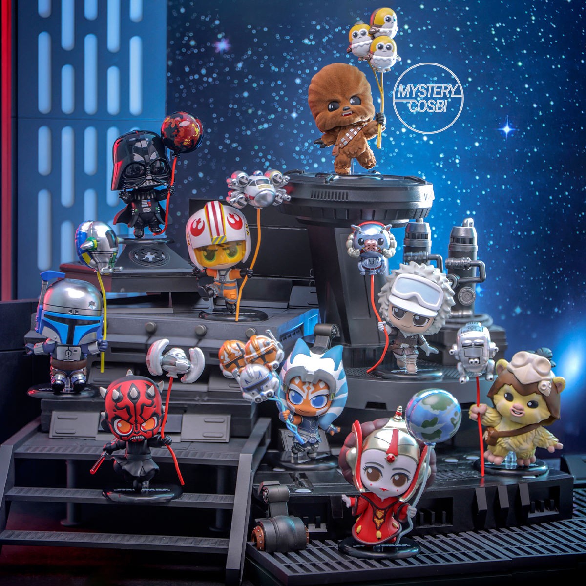 Star Wars Balloon Cosbi Bobble-Head Collection Series 2-Single Box (Random)-Hot Toys-Ace Cards & Collectibles