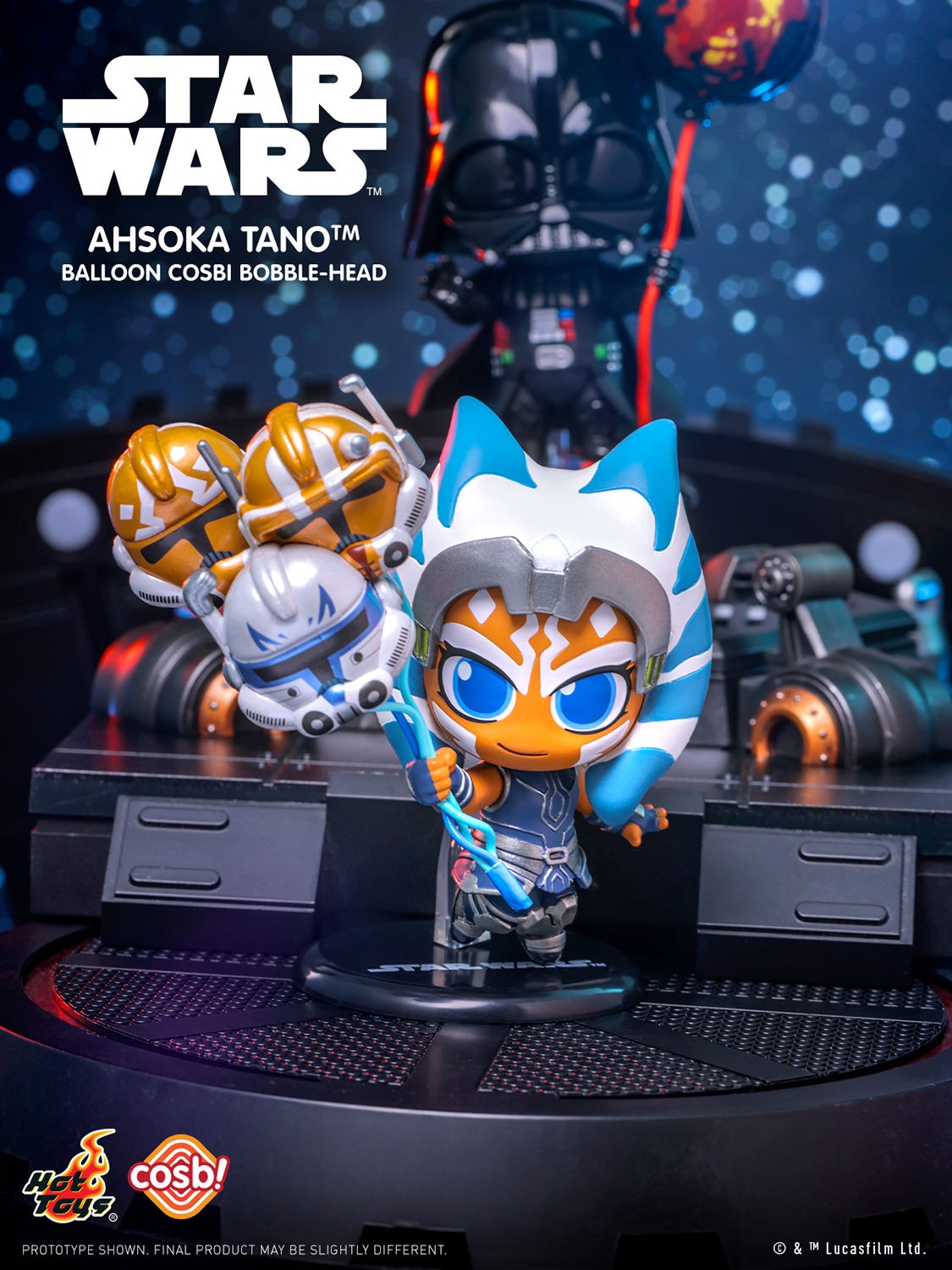Star Wars Balloon Cosbi Bobble-Head Collection Series 2-Single Box (Random)-Hot Toys-Ace Cards & Collectibles