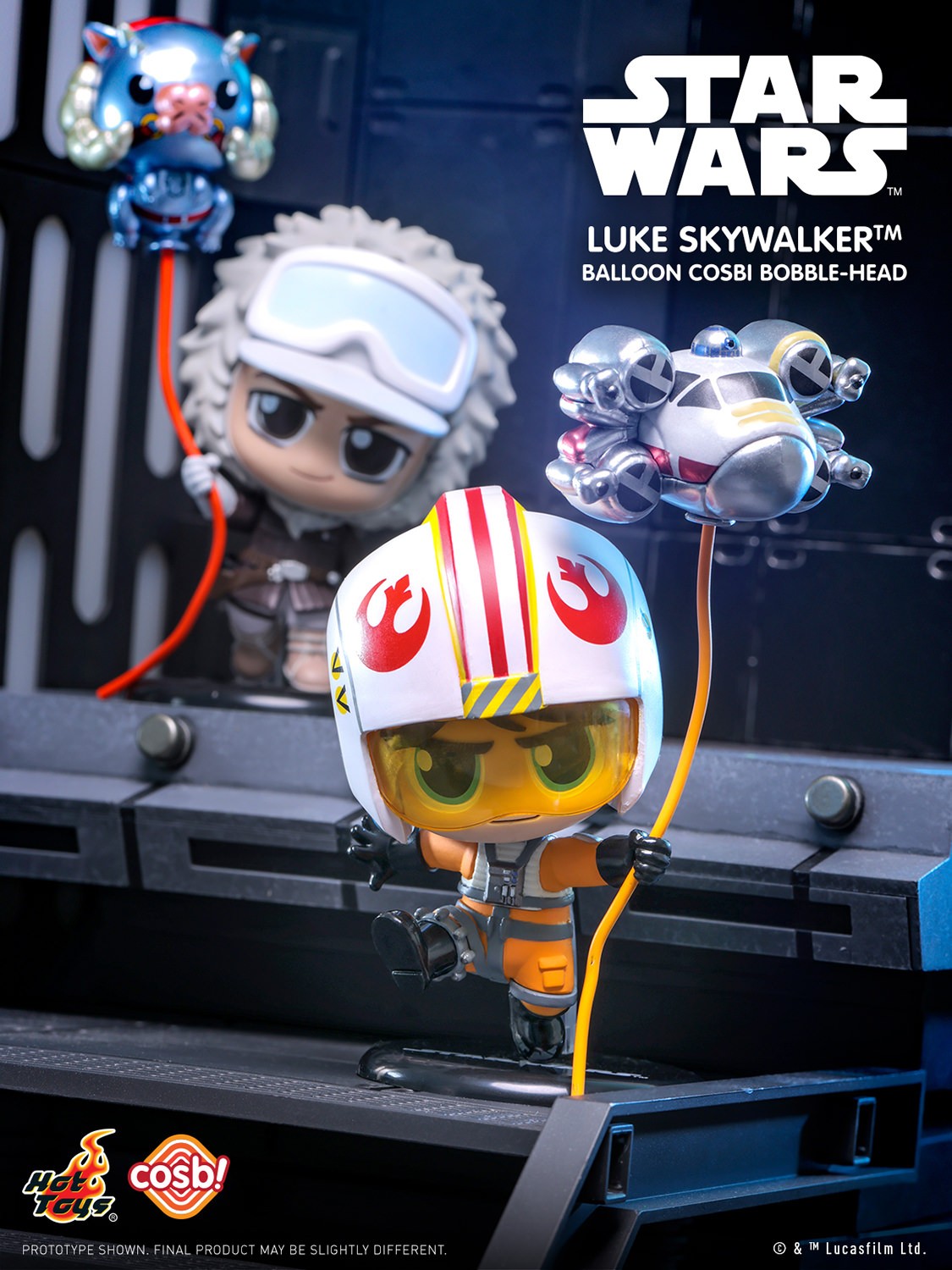 Star Wars Balloon Cosbi Bobble-Head Collection Series 2-Single Box (Random)-Hot Toys-Ace Cards & Collectibles