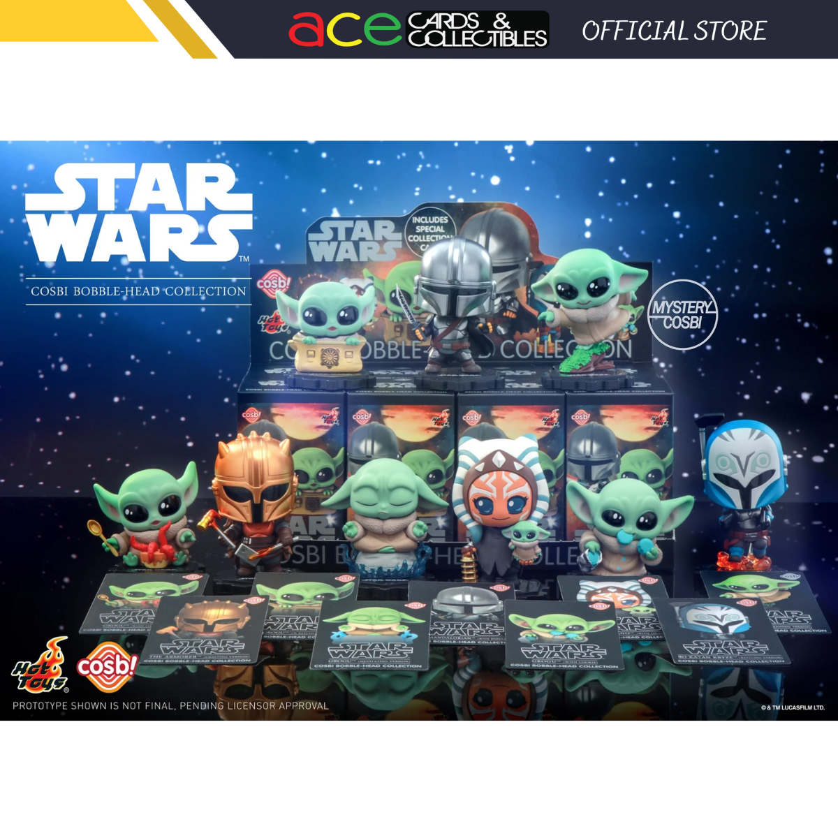 Star Wars Cosbi Bobble-Head Collection Series 3-Display Box (8pcs)-Hot Toys-Ace Cards &amp; Collectibles