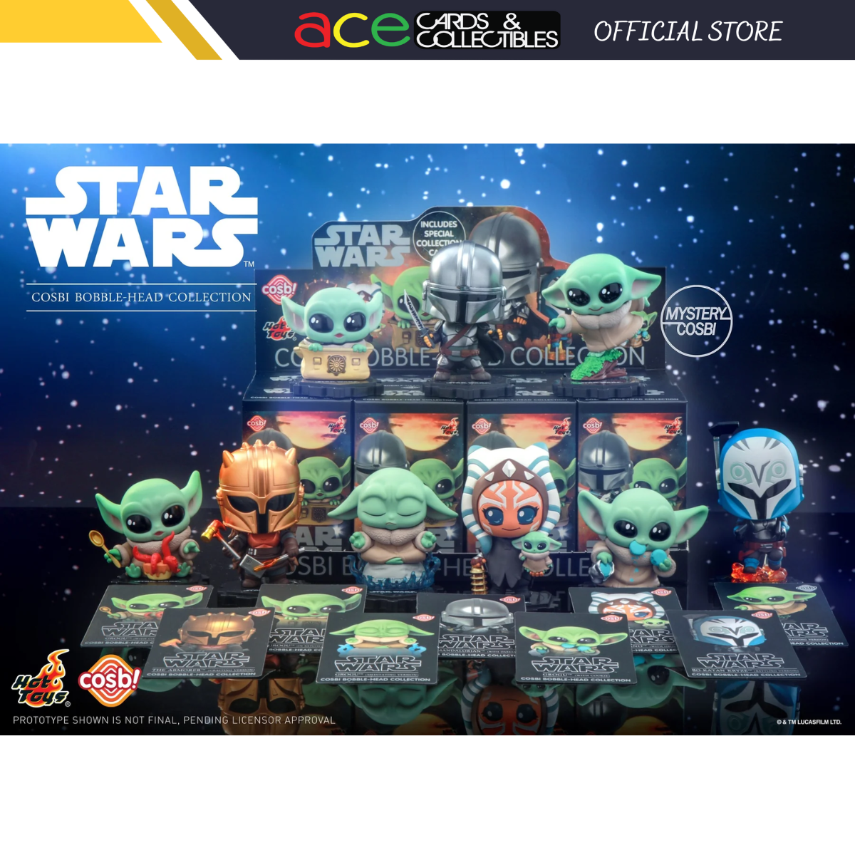 Star Wars Cosbi Bobble-Head Collection Series 3-Single Box (Random)-Hot Toys-Ace Cards & Collectibles