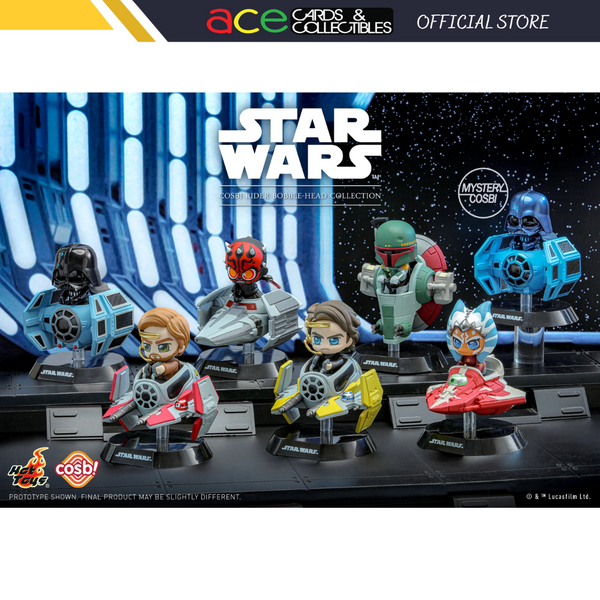 Star Wars Cosbi Rider Bobble-Head Collection (Series 1)-Single Box (Random)-Hot Toys-Ace Cards & Collectibles
