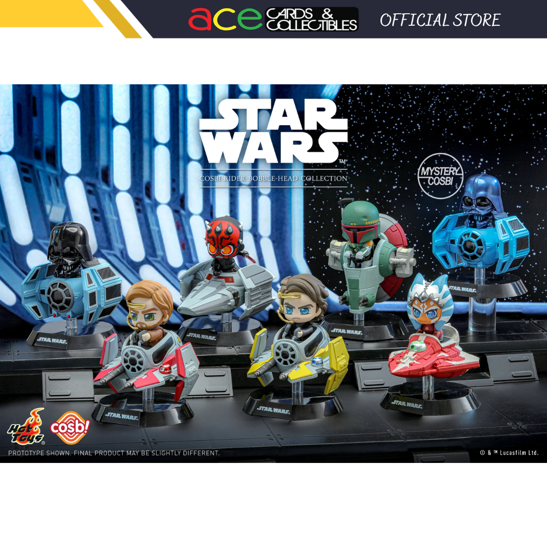 Star Wars Cosbi Rider Bobble-Head Collection (Series 1)-Single Box (Random)-Hot Toys-Ace Cards &amp; Collectibles