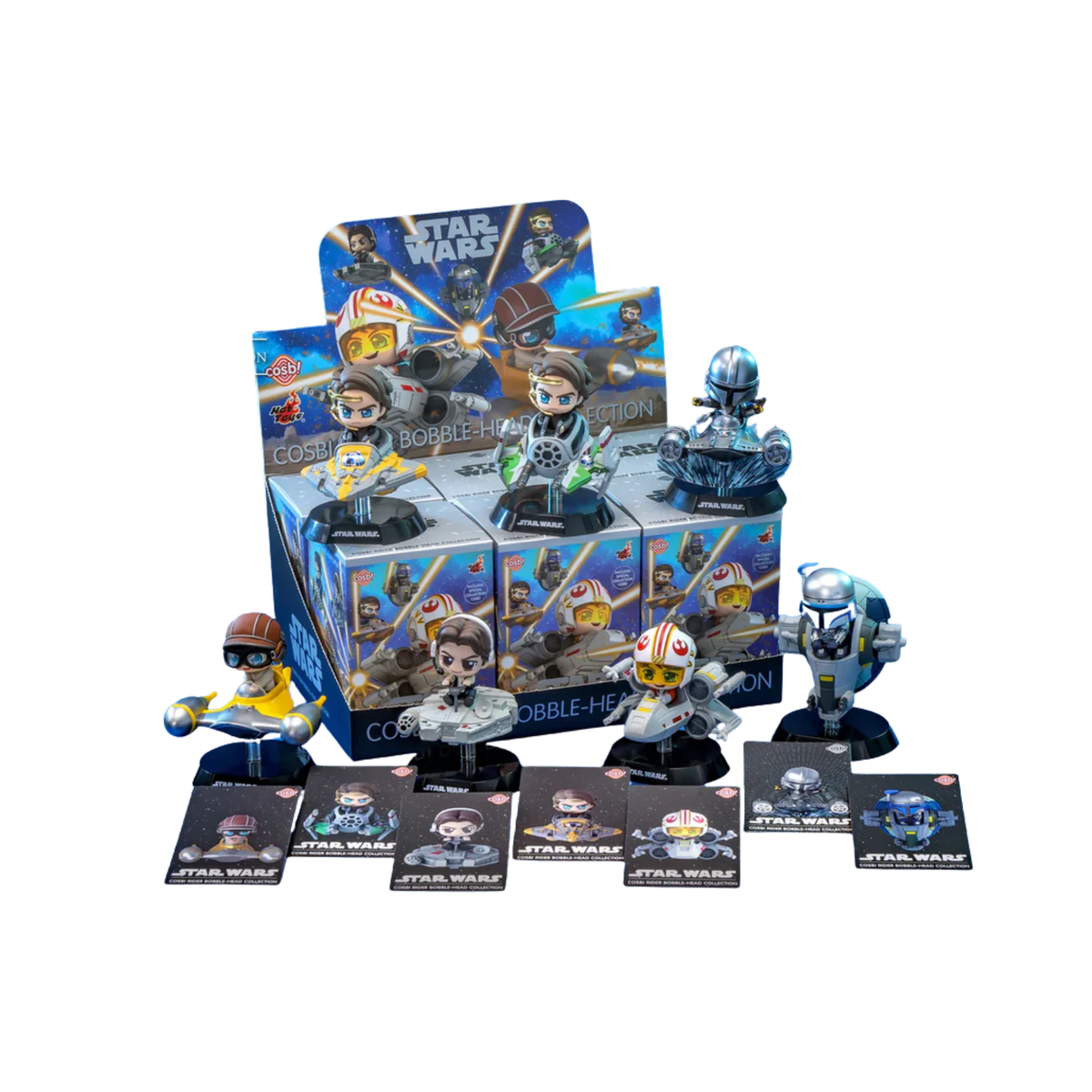 Star Wars Cosbi Rider Bobble-Head Collection (Series 2)-Single Box (Random)-Hot Toys-Ace Cards & Collectibles