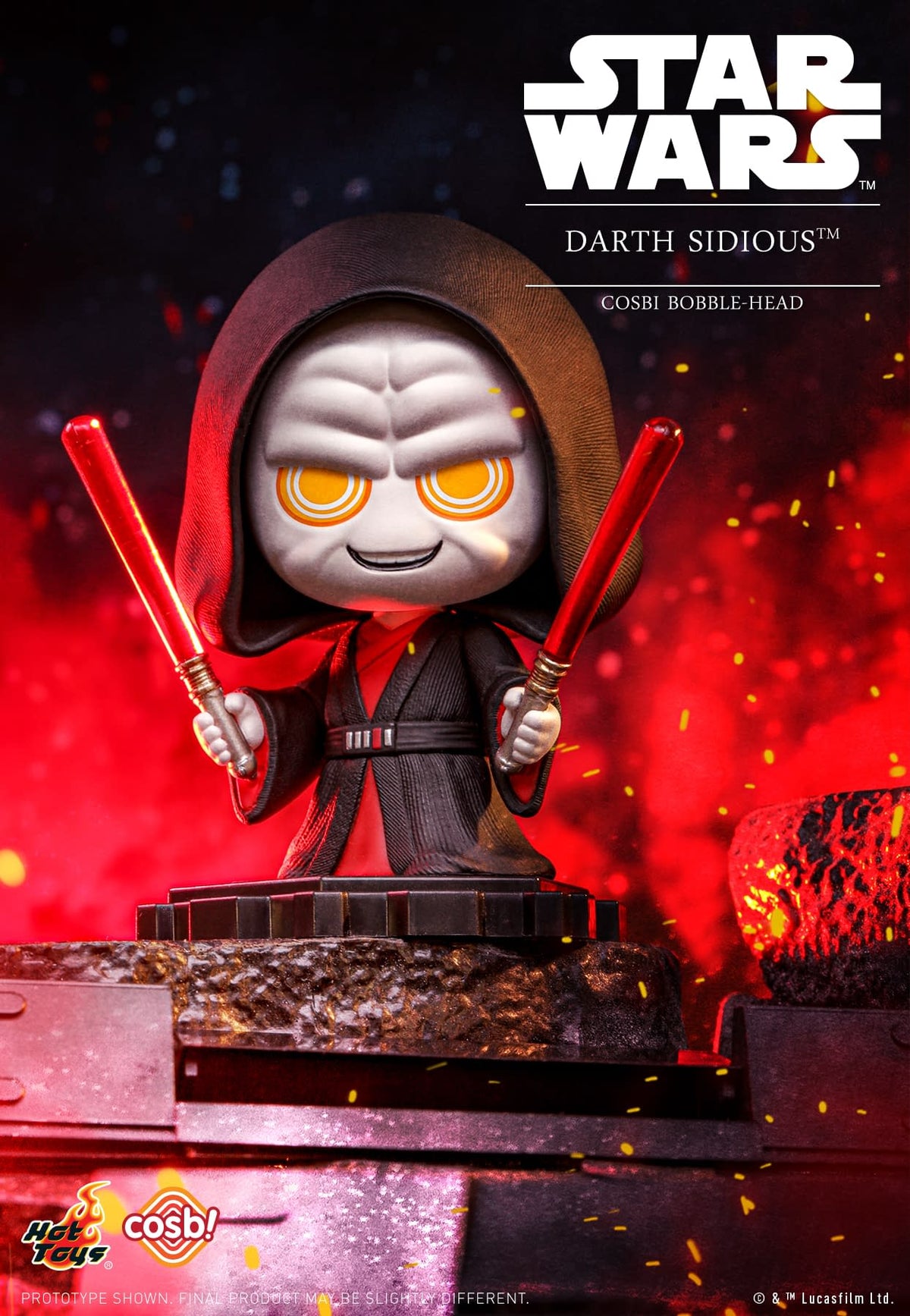 Star Wars Dark Side Cosbi Bobble-Head Collection-Single Box (Random)-Hot Toys-Ace Cards &amp; Collectibles