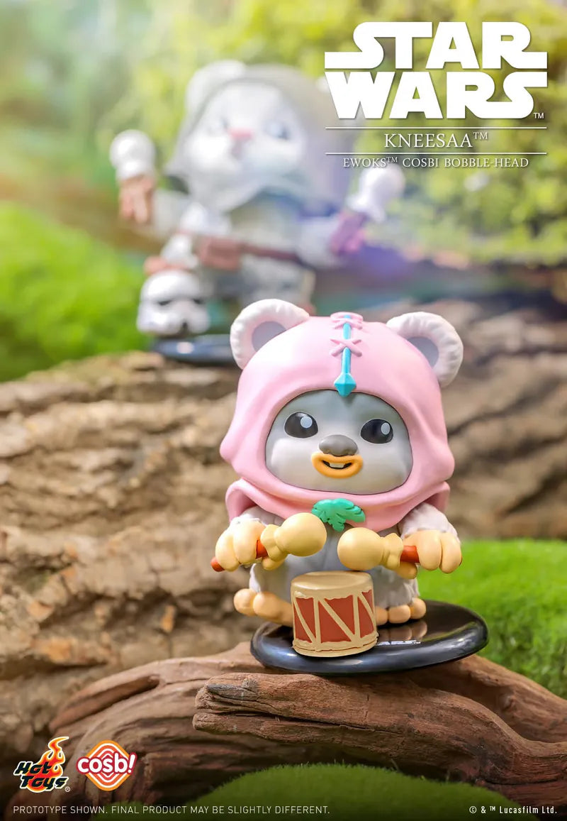 Star Wars Ewoks Bobble-Head Cosbi Collection-Single Box-Hot Toys-Ace Cards & Collectibles