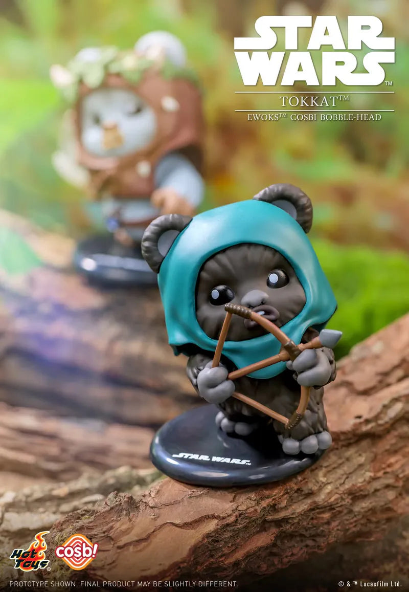 Star Wars Ewoks Bobble-Head Cosbi Collection-Single Box-Hot Toys-Ace Cards & Collectibles