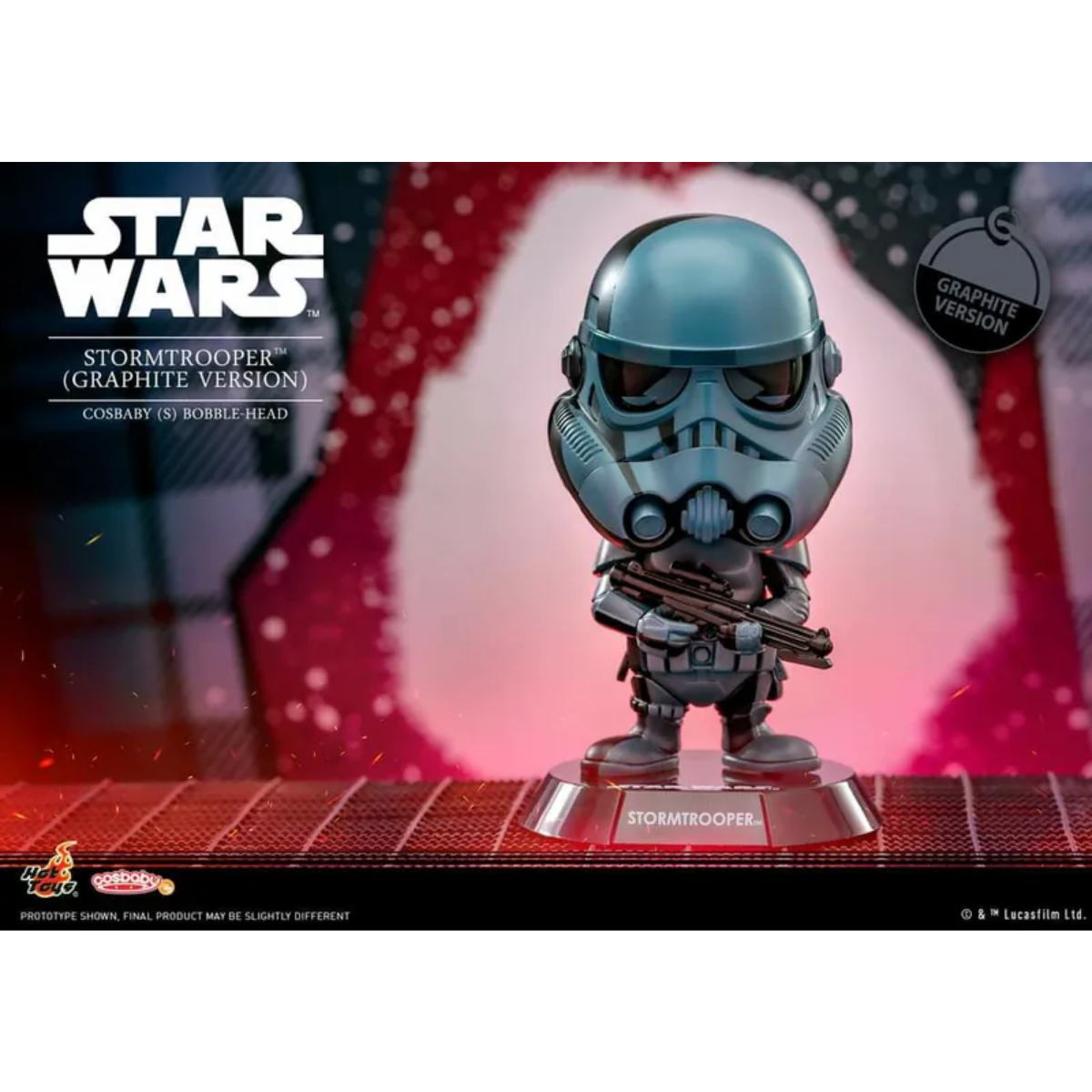 Star Wars Stormtrooper Cosbaby (Graphite Version)-Hot Toys-Ace Cards & Collectibles