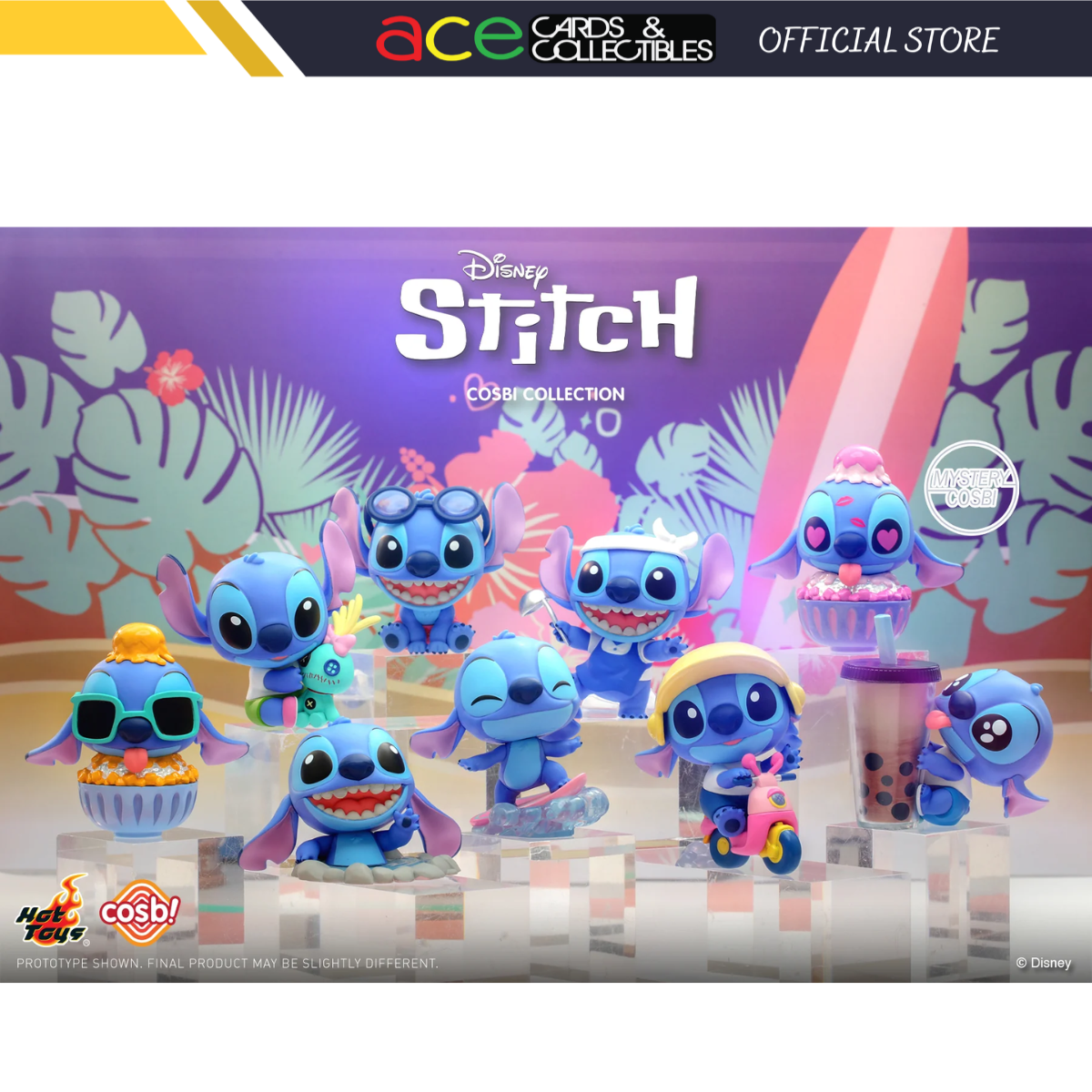 Stitch Cosbi Collection-Single Box (Random)-Hot Toys-Ace Cards &amp; Collectibles