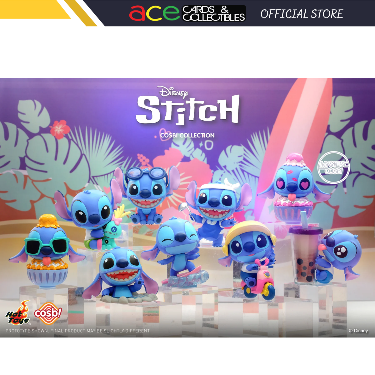 Stitch Cosbi Collection-Single Box (Random)-Hot Toys-Ace Cards & Collectibles