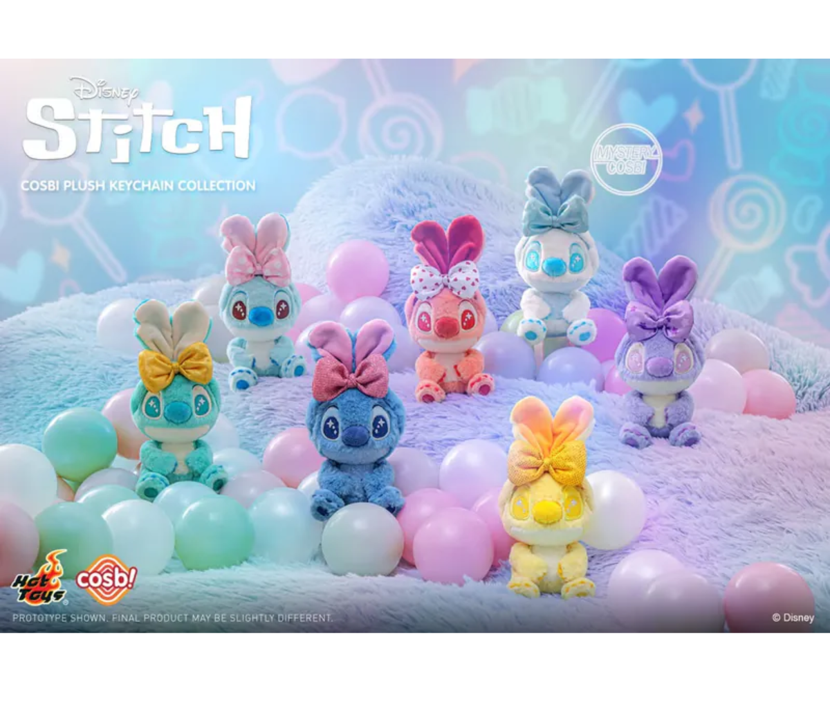 Stitch Cosbi Plush Keychain Colleciton Blind Box-Single Box (Random)-Hot Toys-Ace Cards & Collectibles