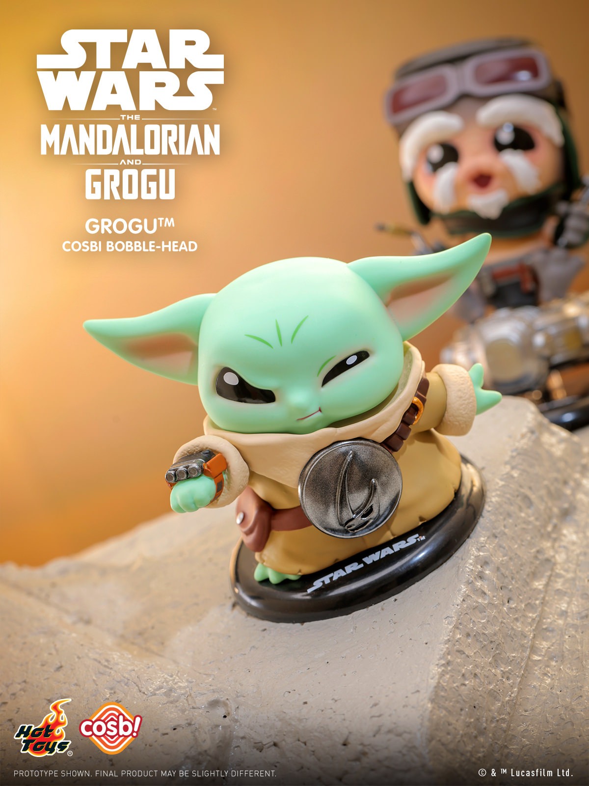The Mandalorian & Grogu Cosbi Bubble-Head Series-Single Box (Random)-Hot Toys-Ace Cards & Collectibles