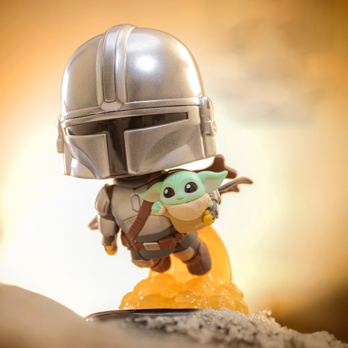 The Mandalorian & Grogu Cosbi Bubble-Head Series-Single Box (Random)-Hot Toys-Ace Cards & Collectibles