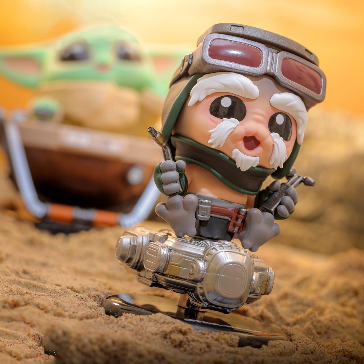 The Mandalorian & Grogu Cosbi Bubble-Head Series-Single Box (Random)-Hot Toys-Ace Cards & Collectibles