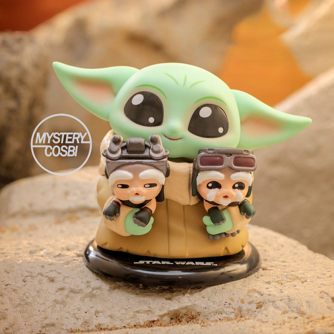 The Mandalorian & Grogu Cosbi Bubble-Head Series-Single Box (Random)-Hot Toys-Ace Cards & Collectibles