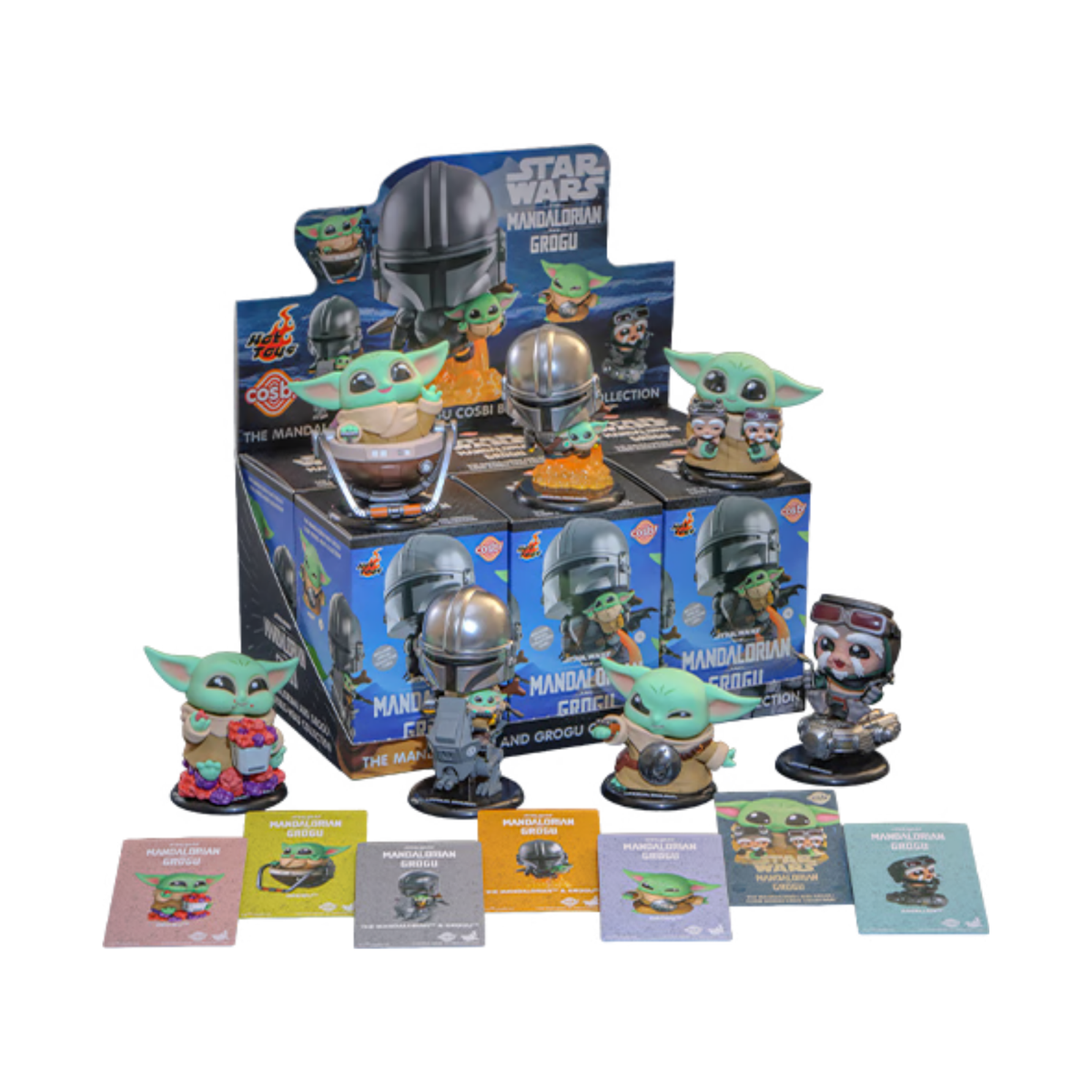 The Mandalorian & Grogu Cosbi Bubble-Head Series-Single Box (Random)-Hot Toys-Ace Cards & Collectibles