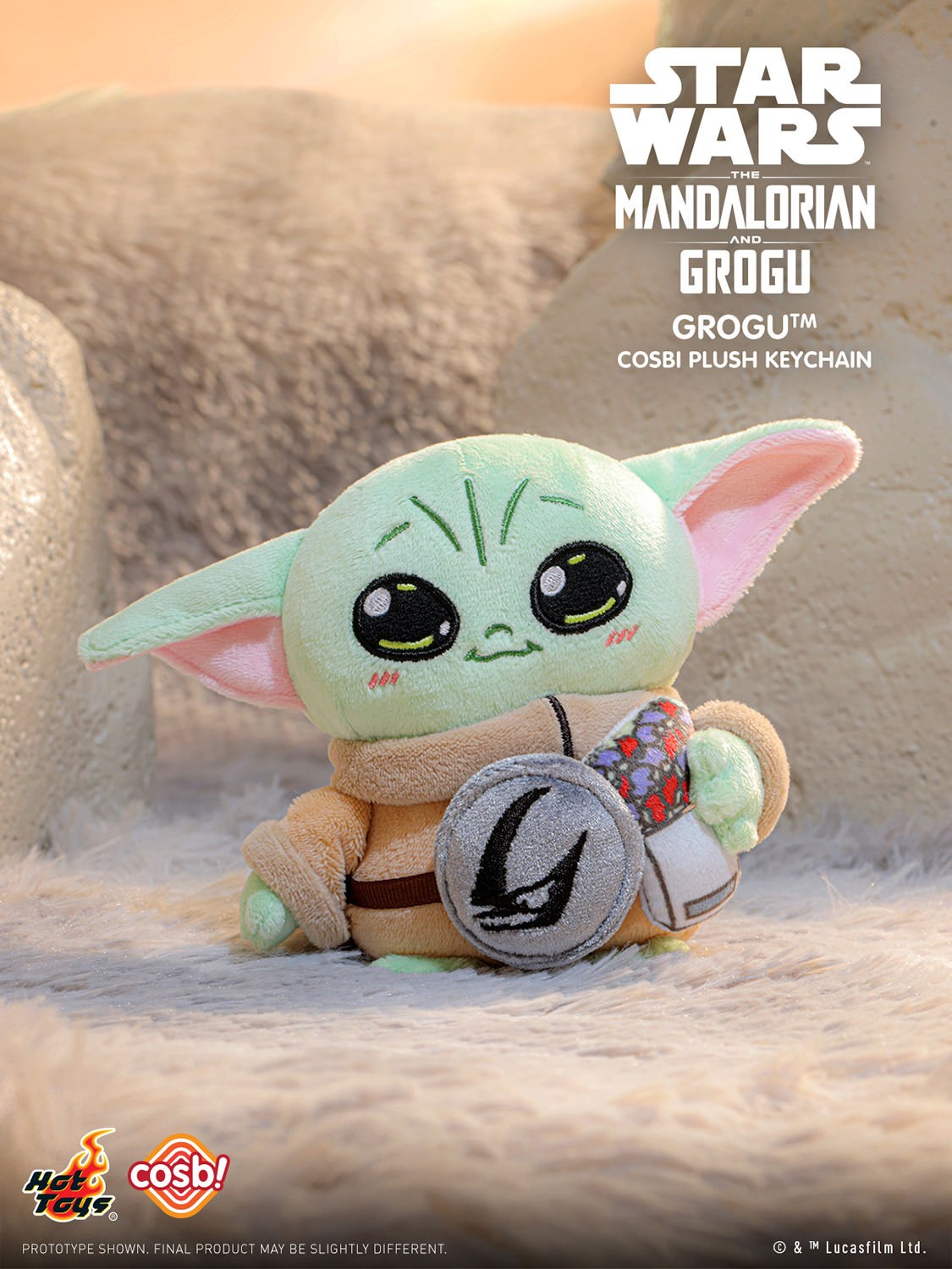 The Mandalorian and Grogu Cosbi Plush Keychain Collection-Single Box (Random)-Hot Toys-Ace Cards & Collectibles