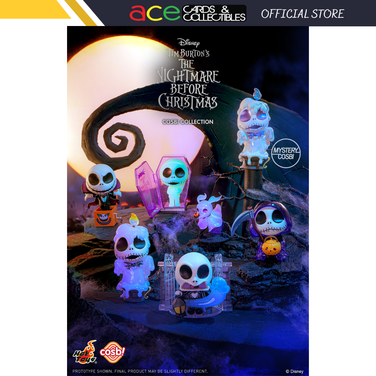 The Nightmare Before Christmas Cosbi Collection Series 3-Single Box (Random)-Hot Toys-Ace Cards & Collectibles